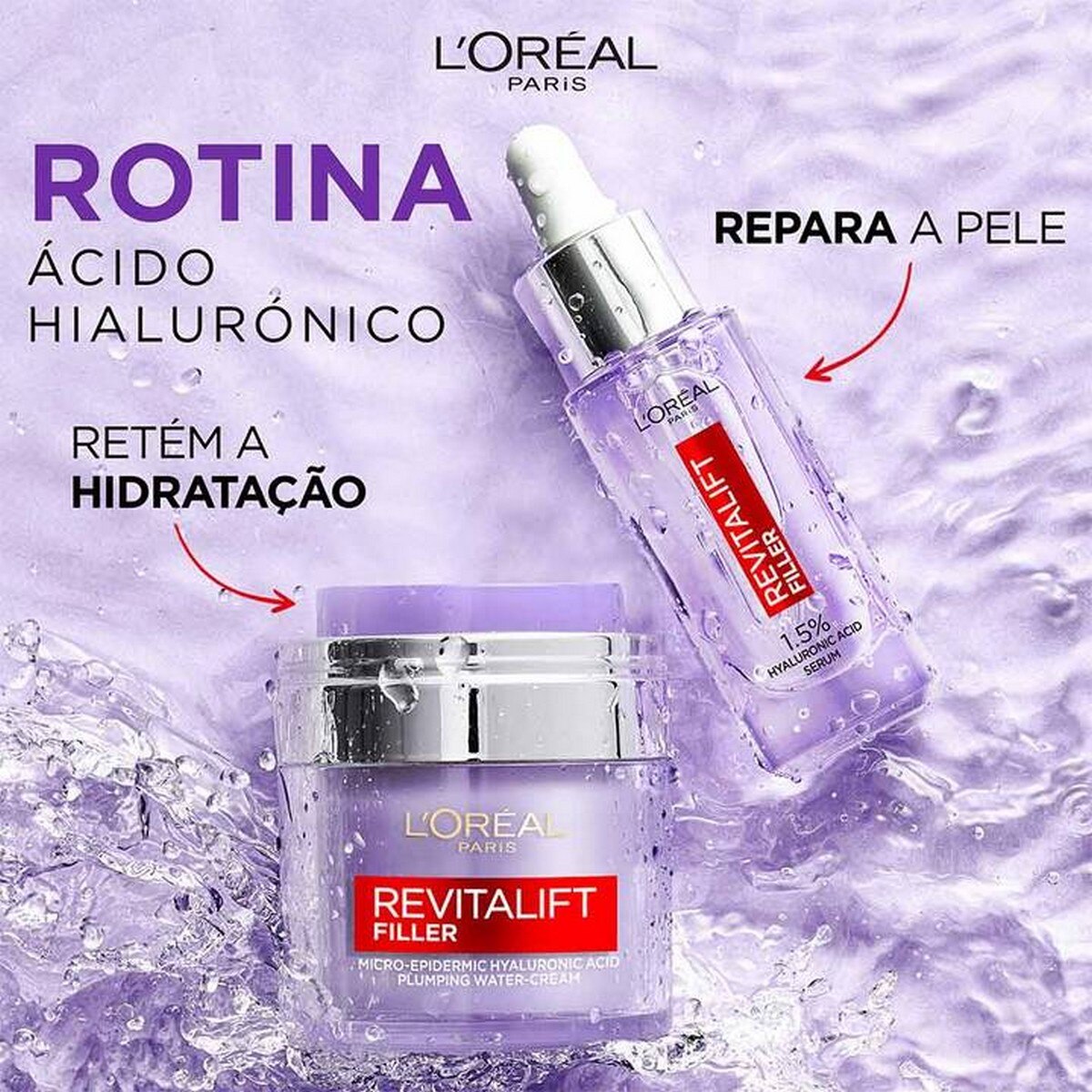 Creme de Água Refirmante Revitalift Filler - 50 ml 2