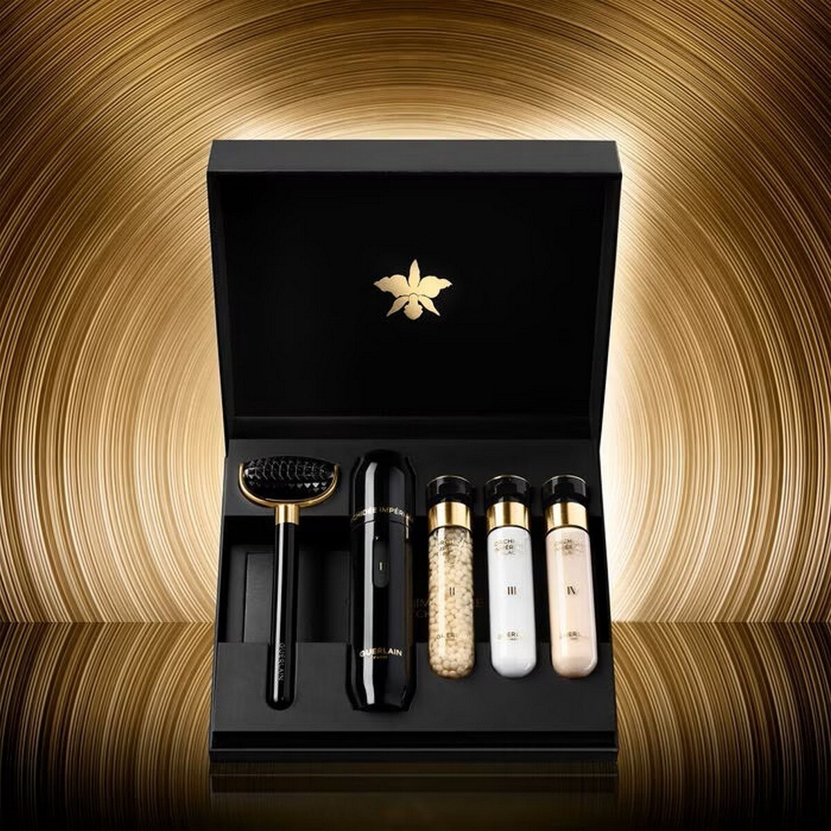 シ*イ様 GUERLAIN ORCHIDÉE IMPÉRIALE BLACK 3 Coffret Orchidée Impériale Black Cure · Guerlain · El Corte Inglés