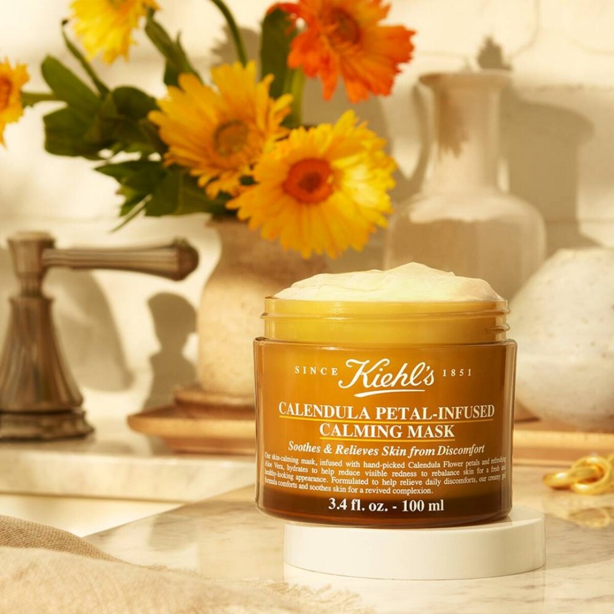 Calendula Petal-Infused Calming Mask 7