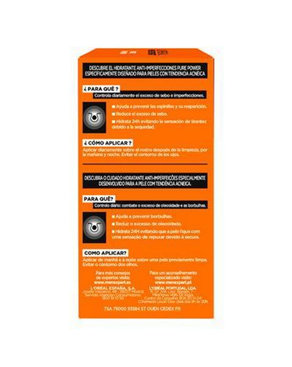 Creme de Rosto Anti-Imperfeições Pure Power Men Expert - 50 ml 3
