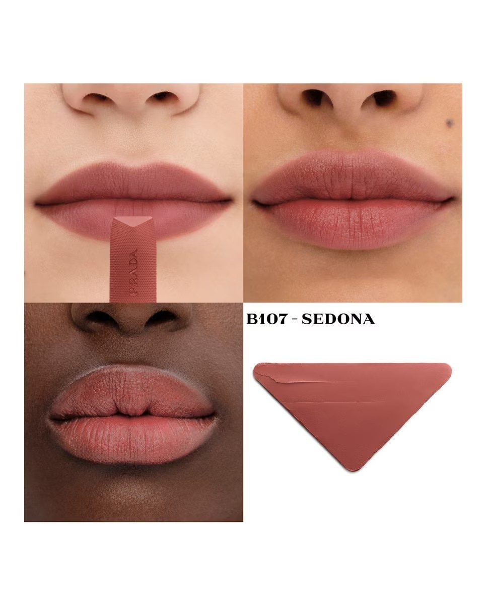Batom Monochrome Soft Matte Prada Beauty B107 SEDONA-3
