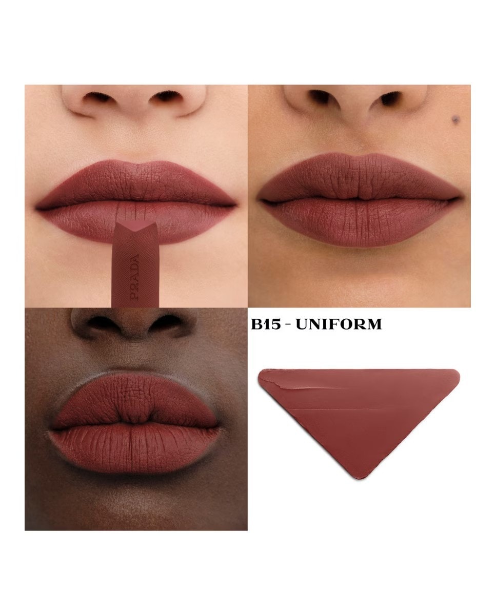 Batom Monochrome Soft Matte Prada Beauty B15 UNIFORM-4