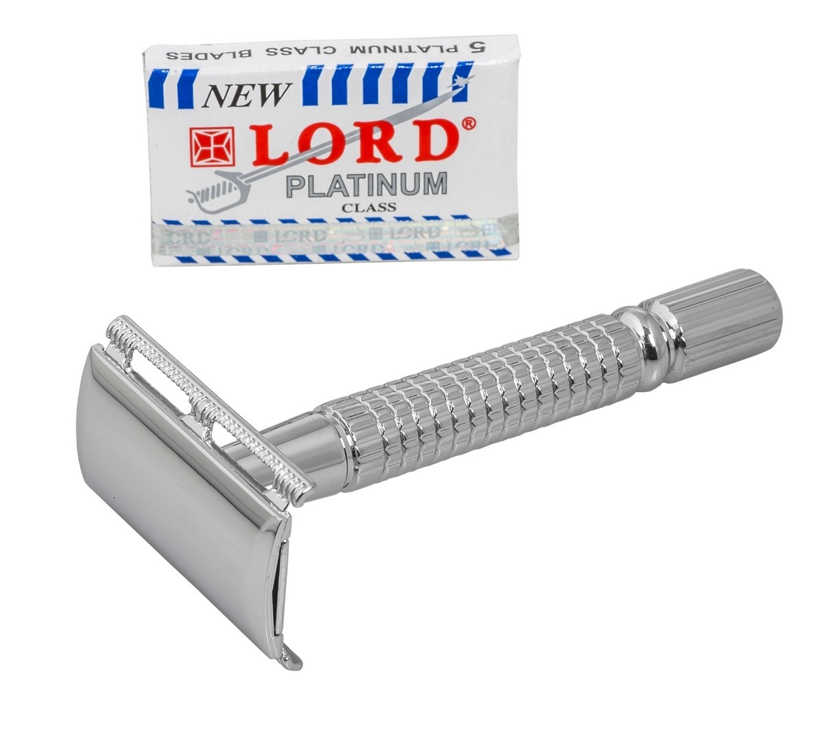 Imagem 0 de Conjunto Máquina de Barbear Clássica + 5 Lâminas - 1 un.