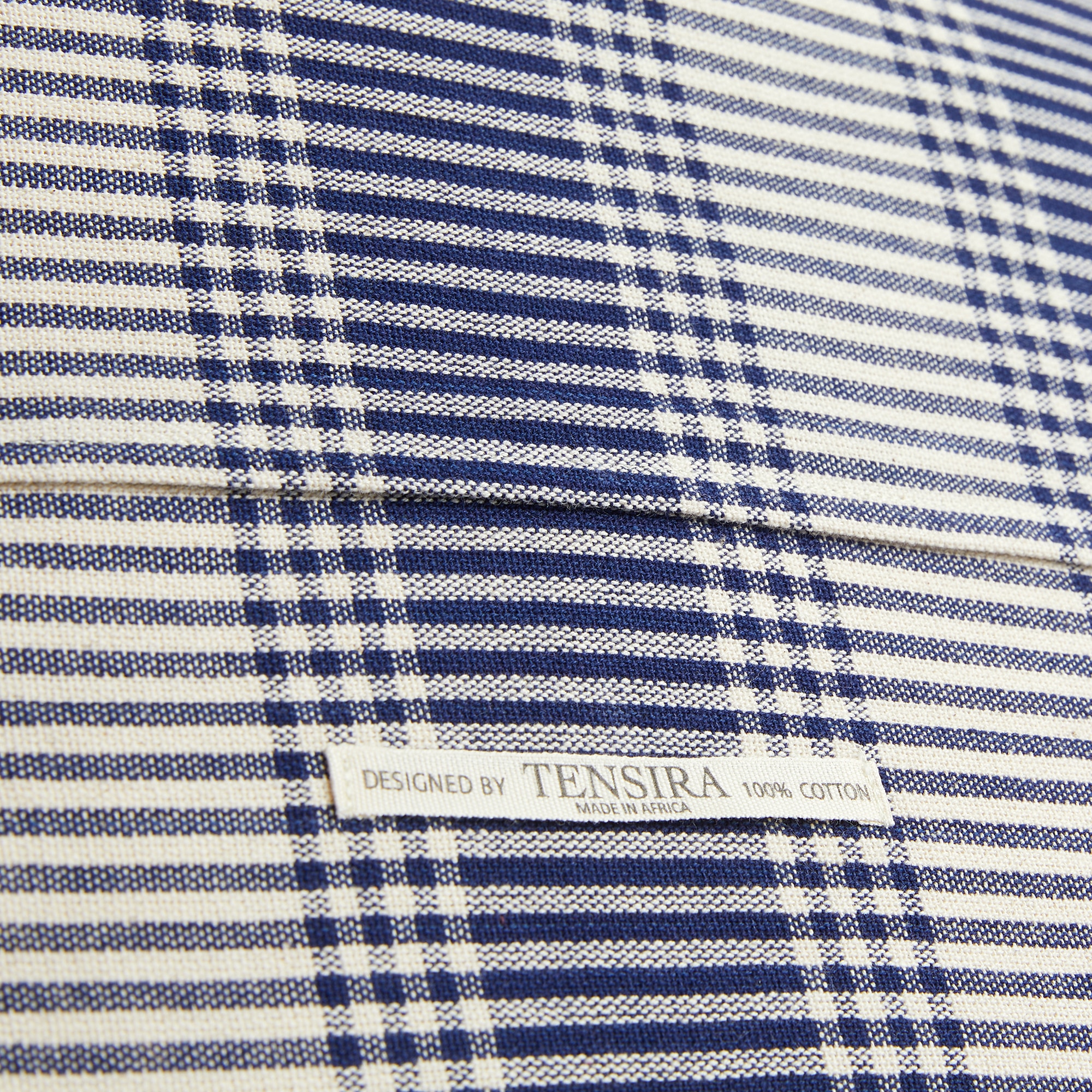 Capa de Almofada Artesanal K238BM Azul-3