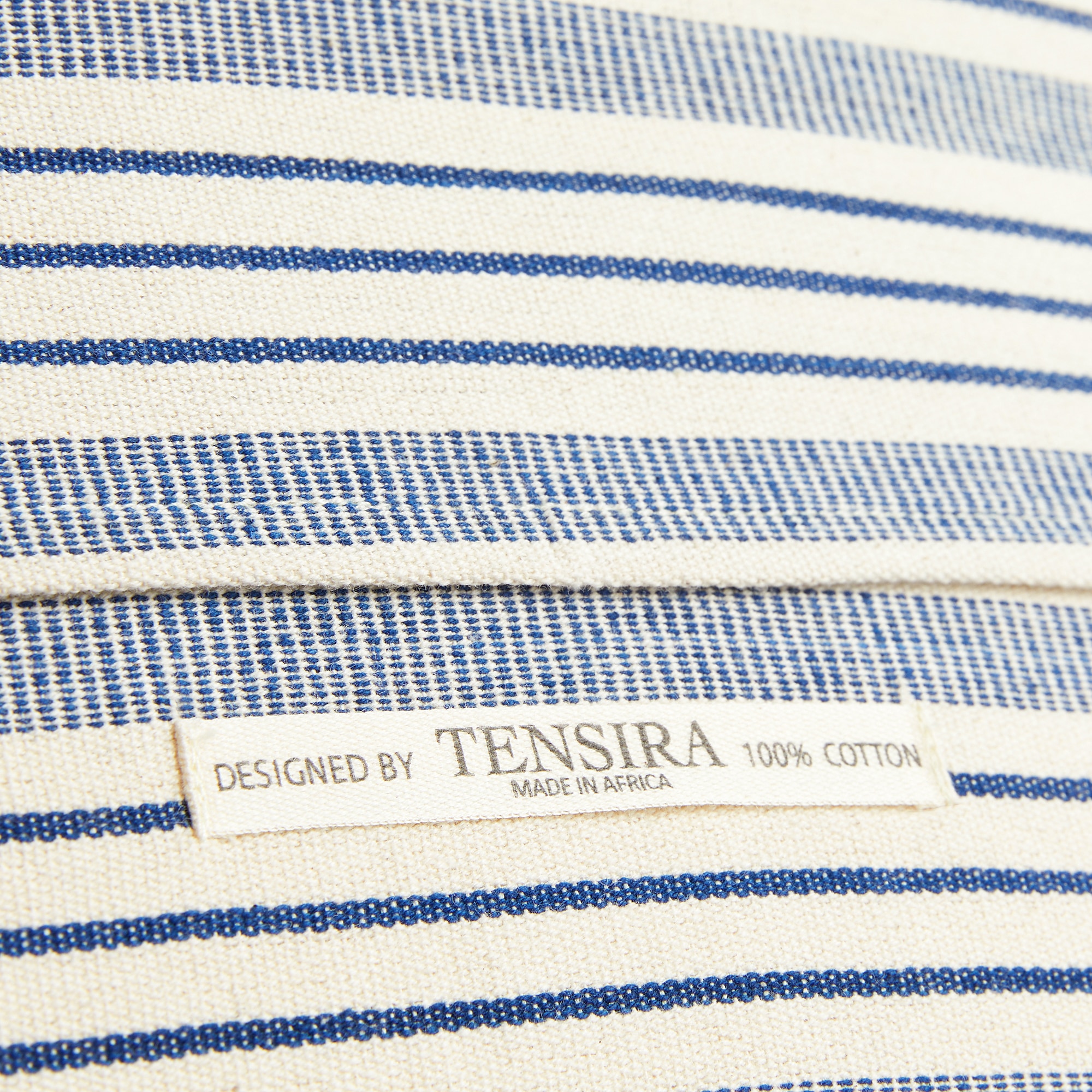 Capa de Almofada Artesanal K133BM Azul-3
