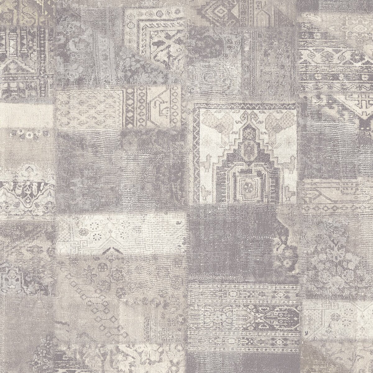 Papel de parede geométrico patchwork TNT Masterpiece Cinzento-1