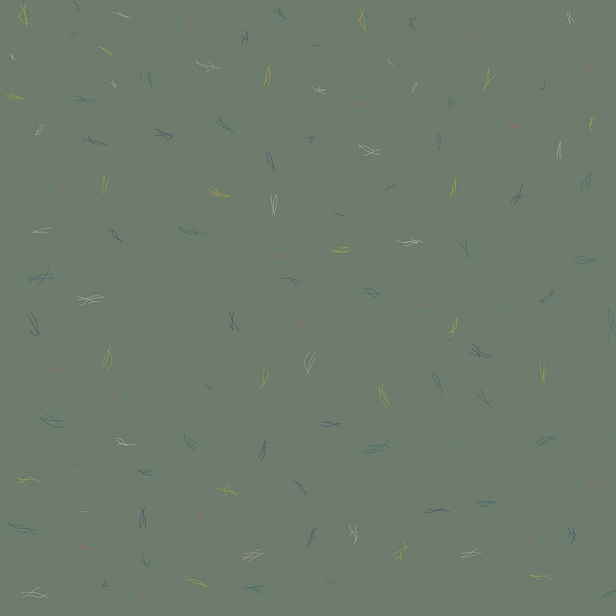 Papel de parede geométrico mechas Coordonne Verde-1