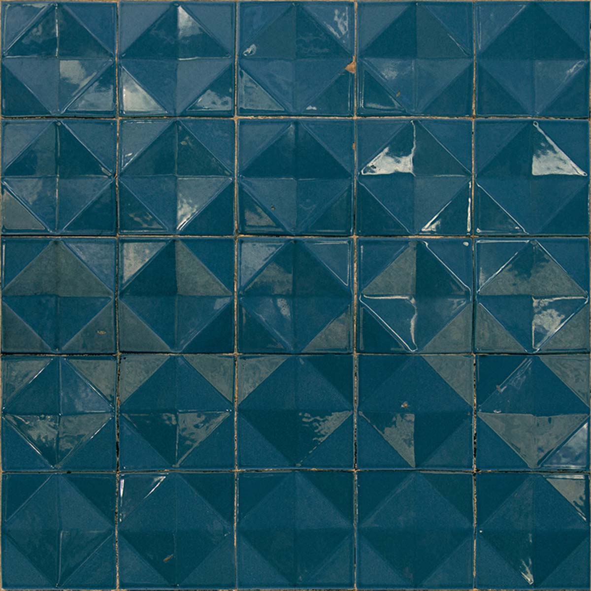 Papel de parede azulejos Coordonne Azul-1