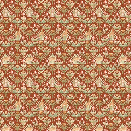 Papel pintado floral y jirafa Coordonne