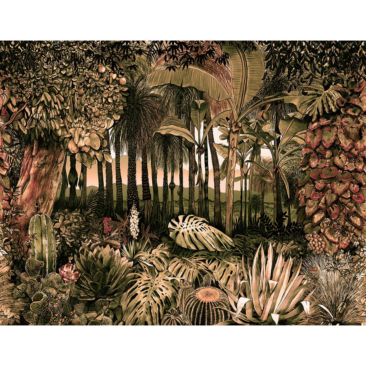 Fotomural TNT selva Coordonne Multicolor Multicolor-1