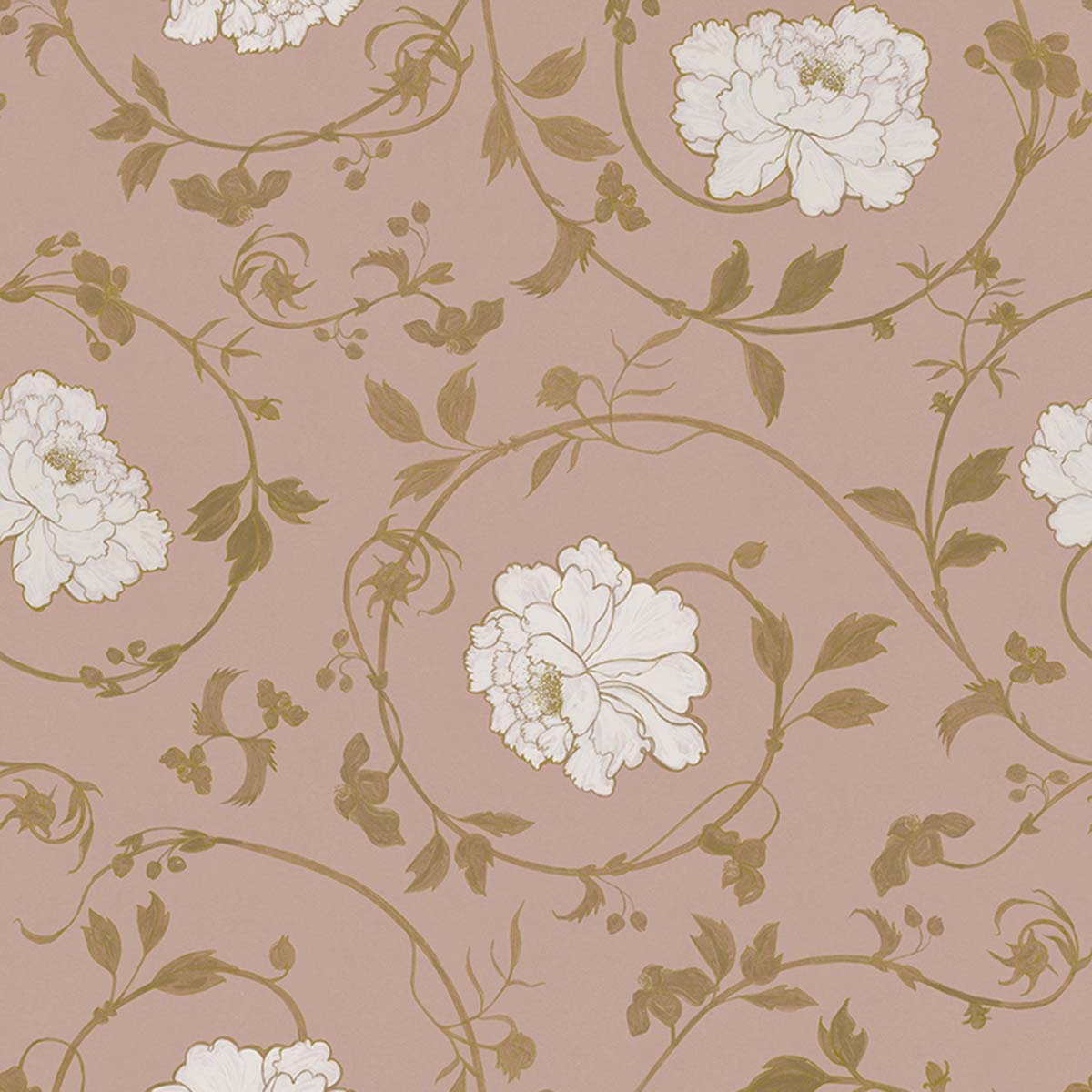 Papel de parede roseira Coordonne Rosa-1