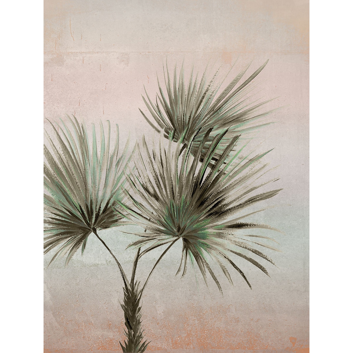 Mural étnico palmera Coordonne - Natural Natural-1