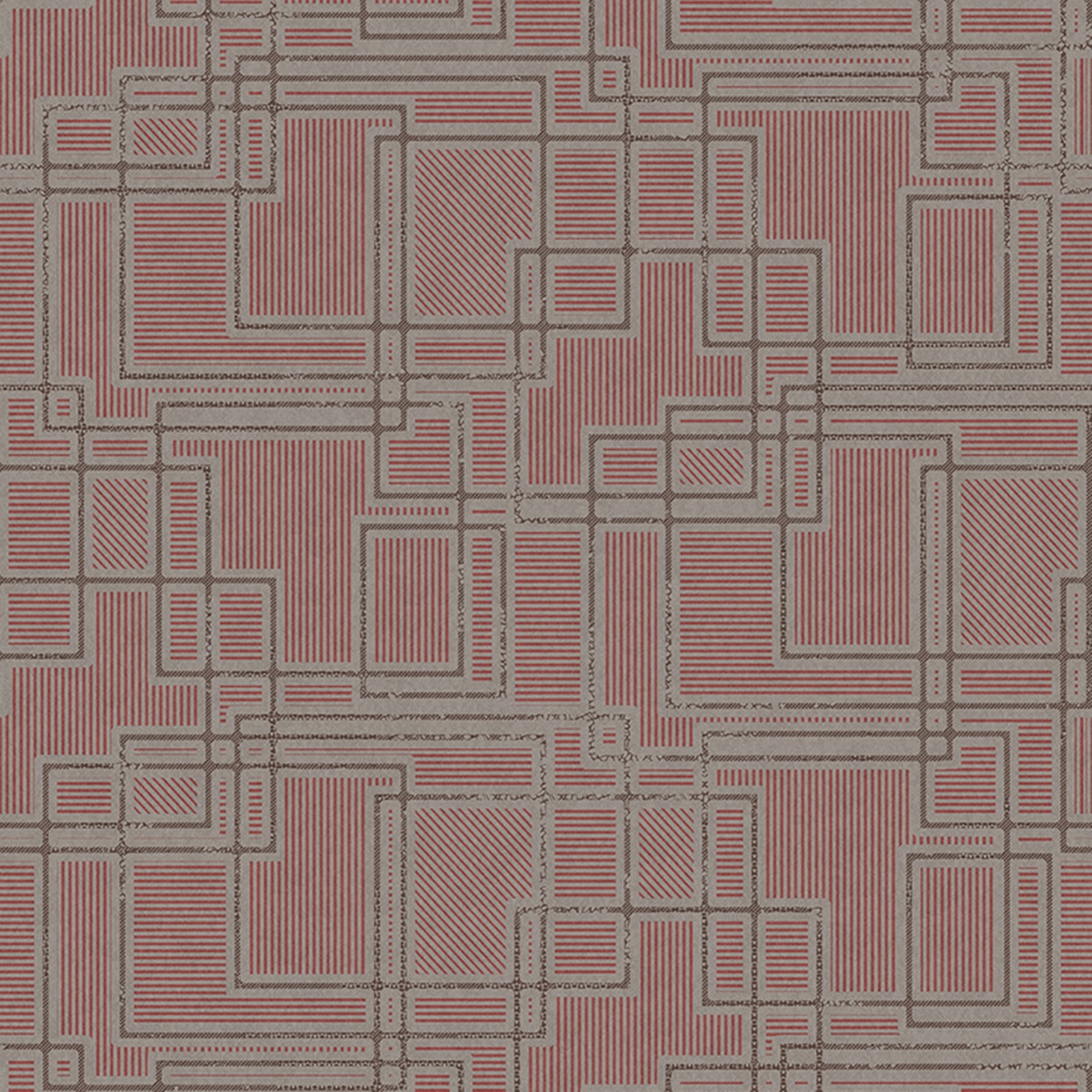 Papel de parede geométrico labirinto Telha-1