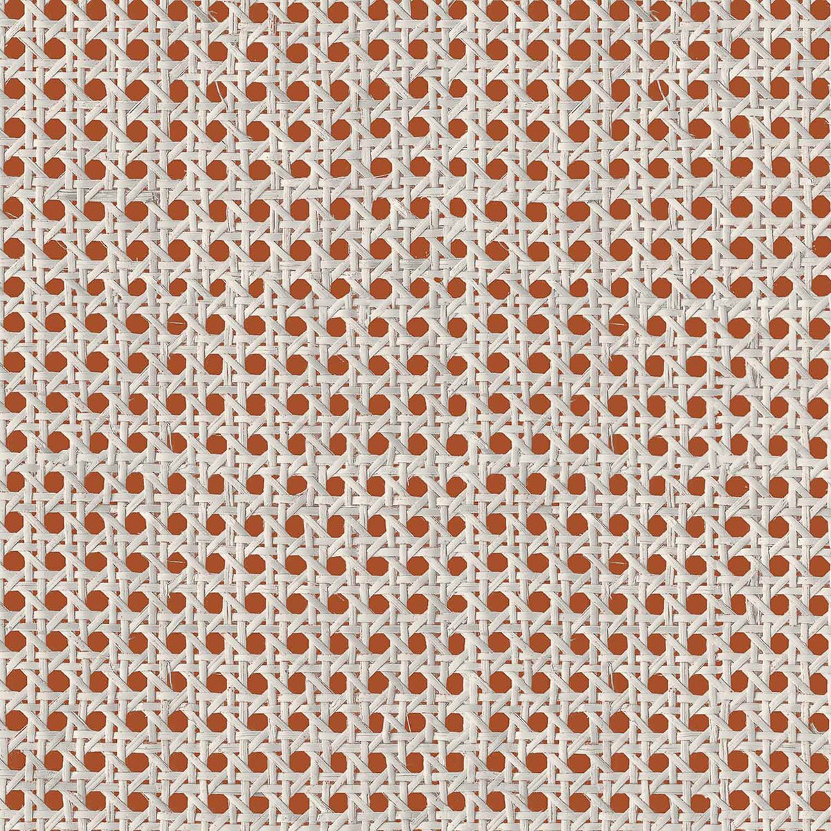 Papel pintado Rejilla Raffias+ Coordonné - Naranja 0,5 x 10 m Naranja-1