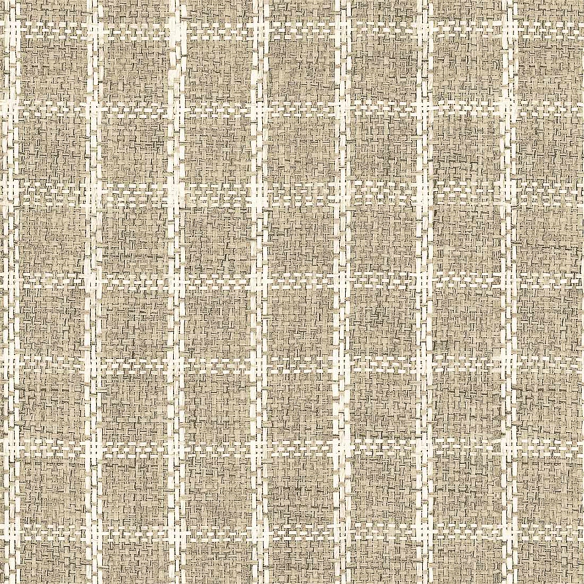 Papel pintado Cuadros Raffias+ Coordonné - Beige 0,5 x 10 m Beige-1