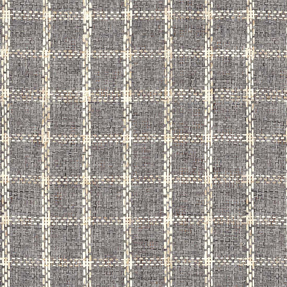 Papel pintado Cuadros Raffias+ Coordonné - Gris 0,5 x 10 m Gris-1