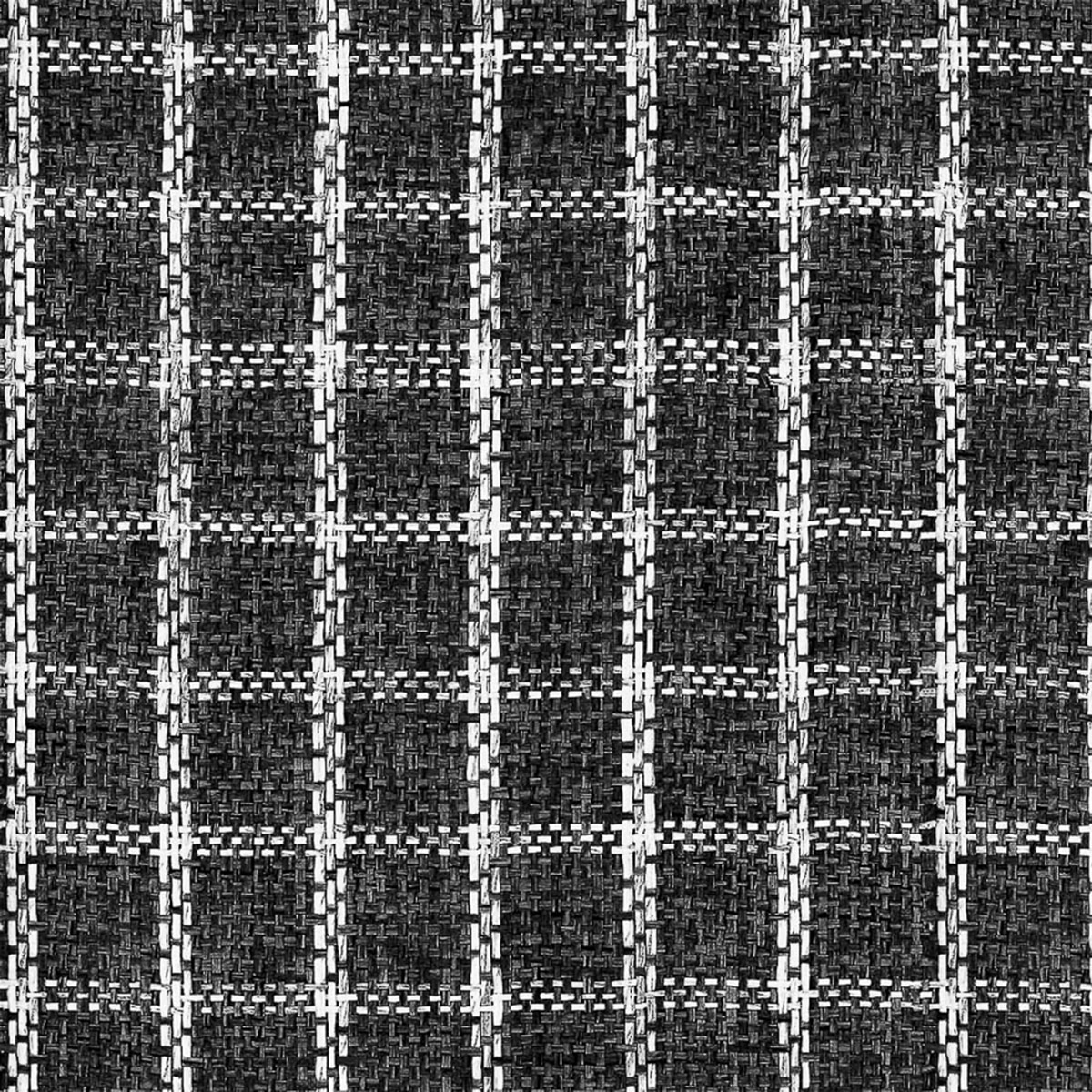 Papel Pintado Quadrados Raffias+ Preto-1