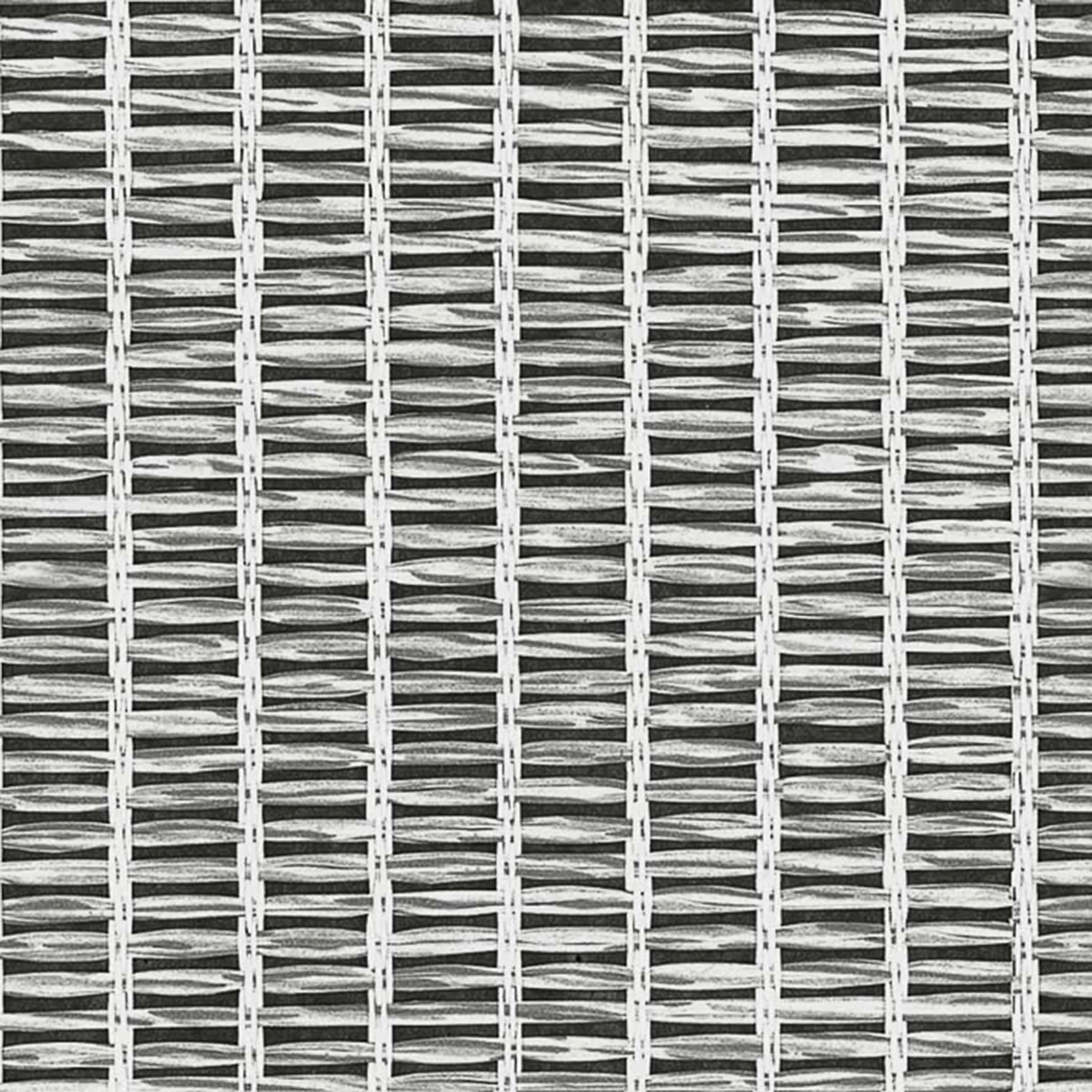 Imagen 1 de Papel pintado Geométrico rayas Raffias+ Coordonné - Negro 0,5 x 10 m Negro