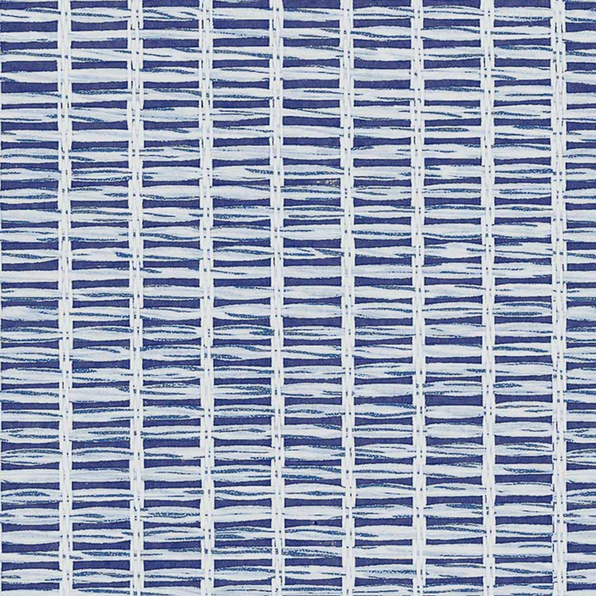 Imagen 1 de Papel pintado Geométrico rayas Raffias+ Coordonné - Azul oscuro 0,5 x 10 m Azul oscuro
