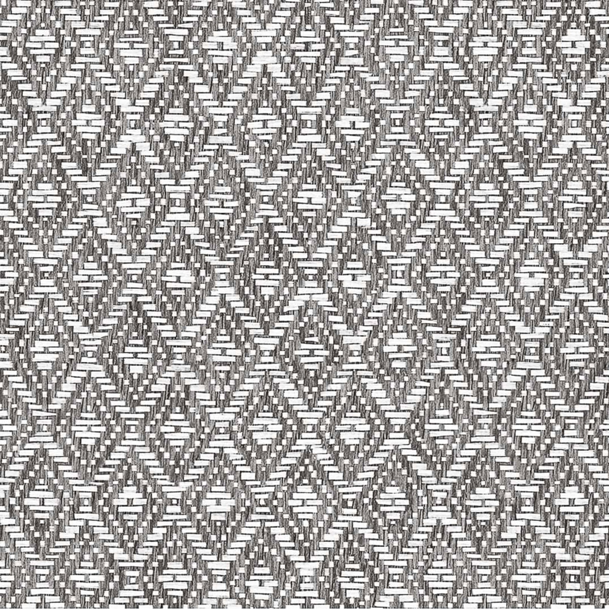 Imagen 1 de Papel pintado Rombos Raffias+ Coordonné - Gris oscuro 0,5 x 10 m Gris oscuro