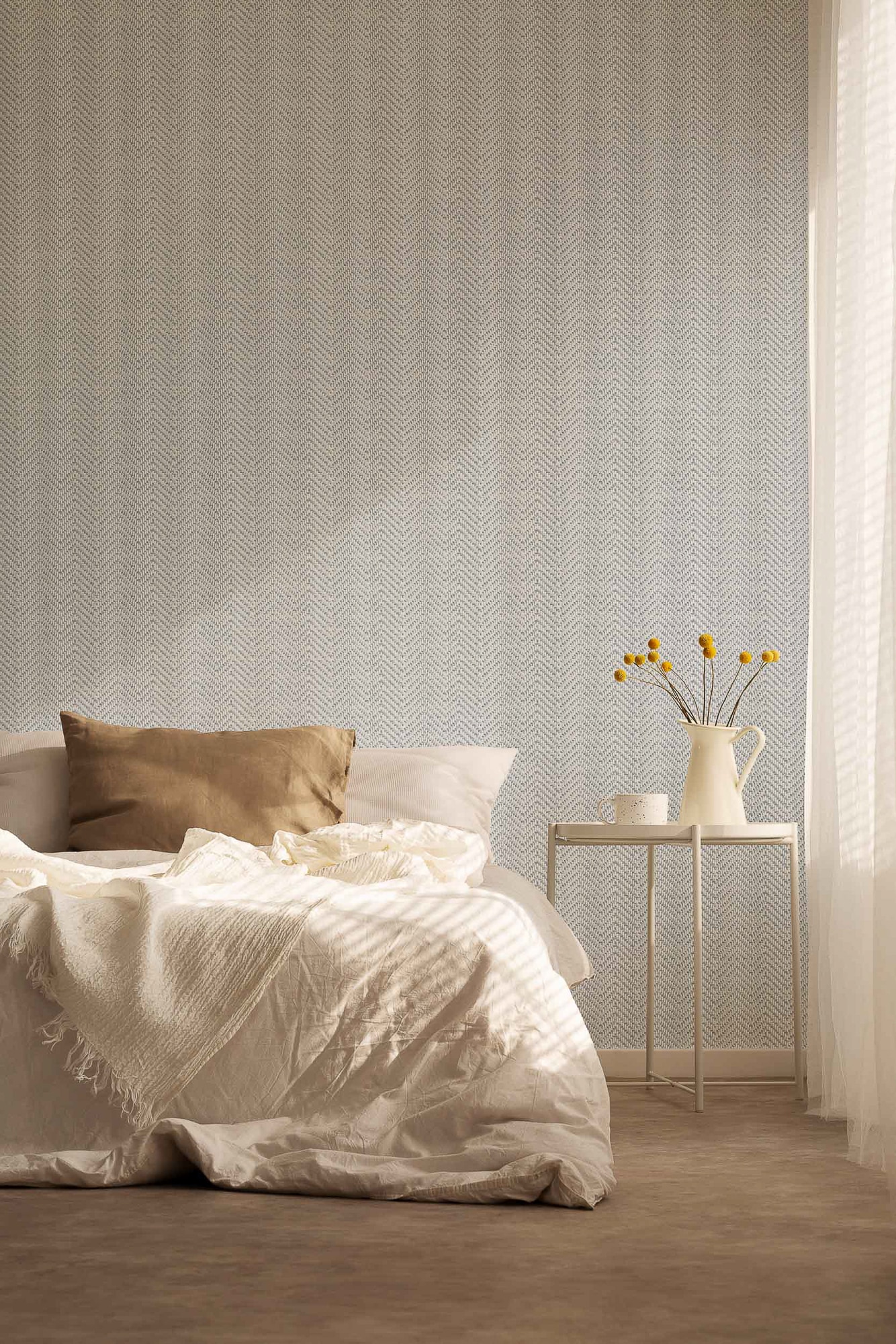 Papel pintado Espiga Raffias+ Coordonné - Blanco 0,5 x 10 m Blanco-2