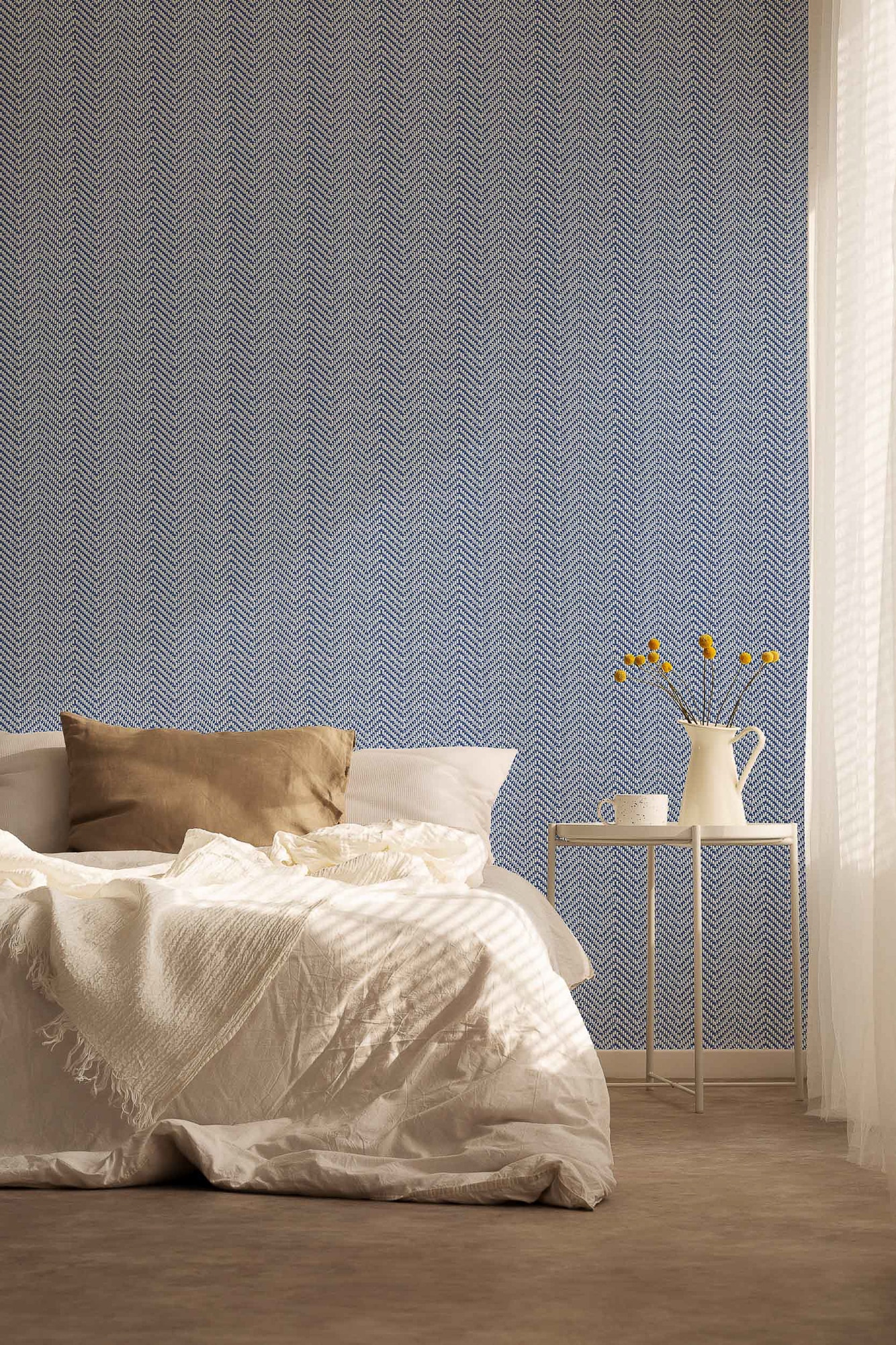 Papel Pintado Espiga Raffias+ Azul-2