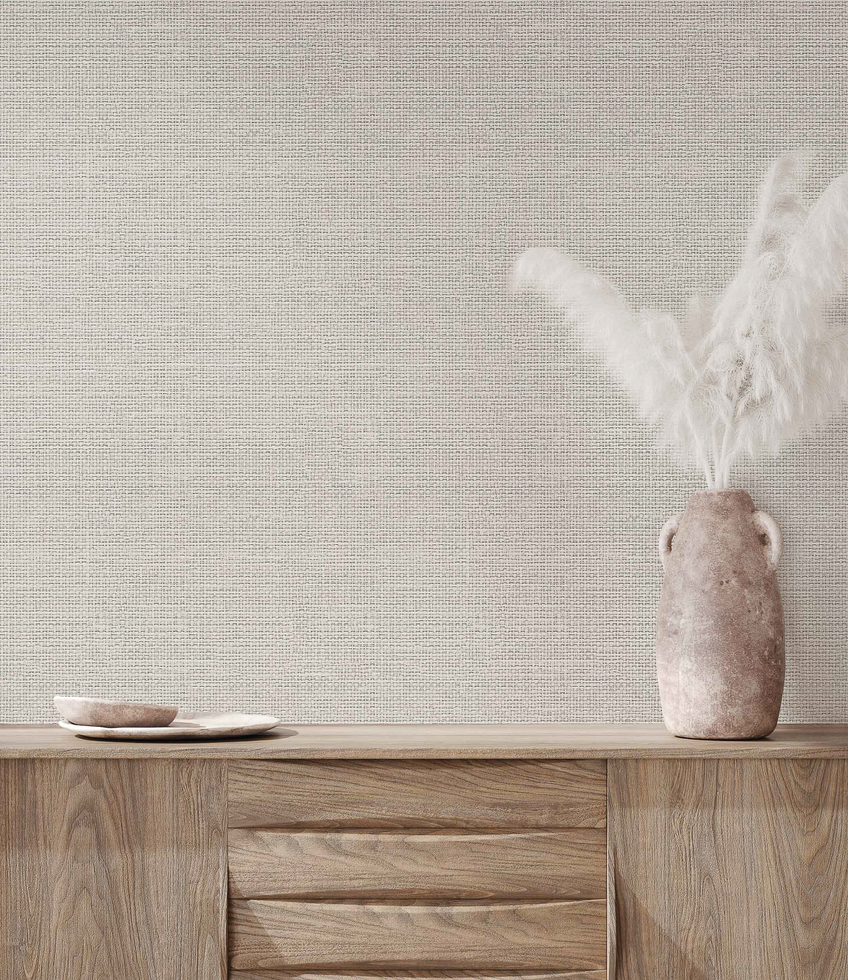 Papel pintado Tejido Raffias+ Coordonné - Blanco 0,5 x 10 m Blanco-2