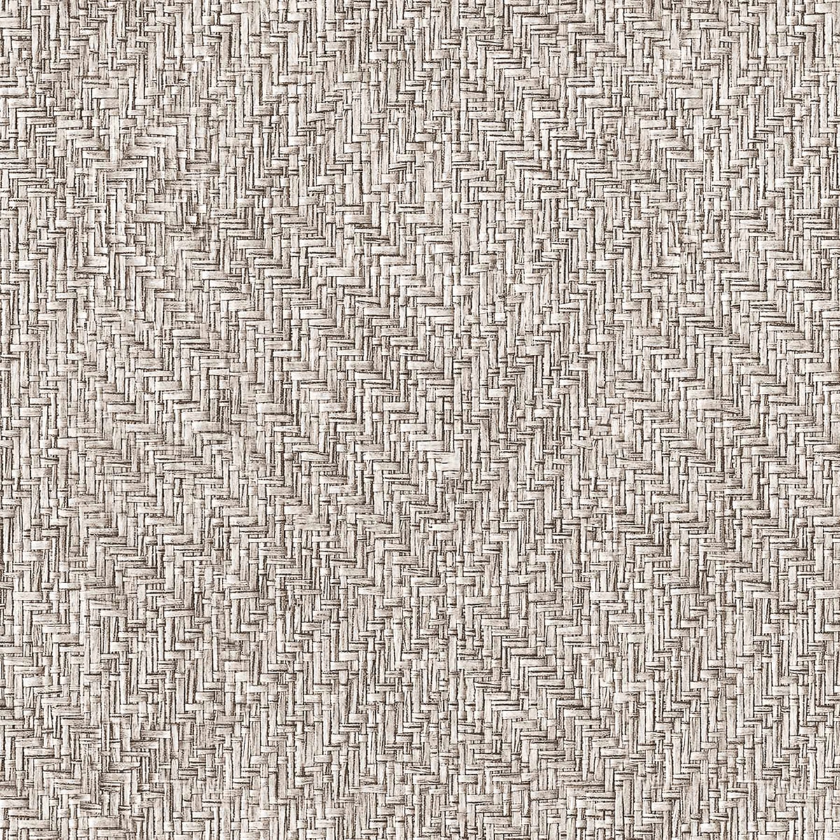 Papel pintado Geométrico texturizado Raffias+ Coordonné - Blanco 0,5 x 10 m Blanco-1