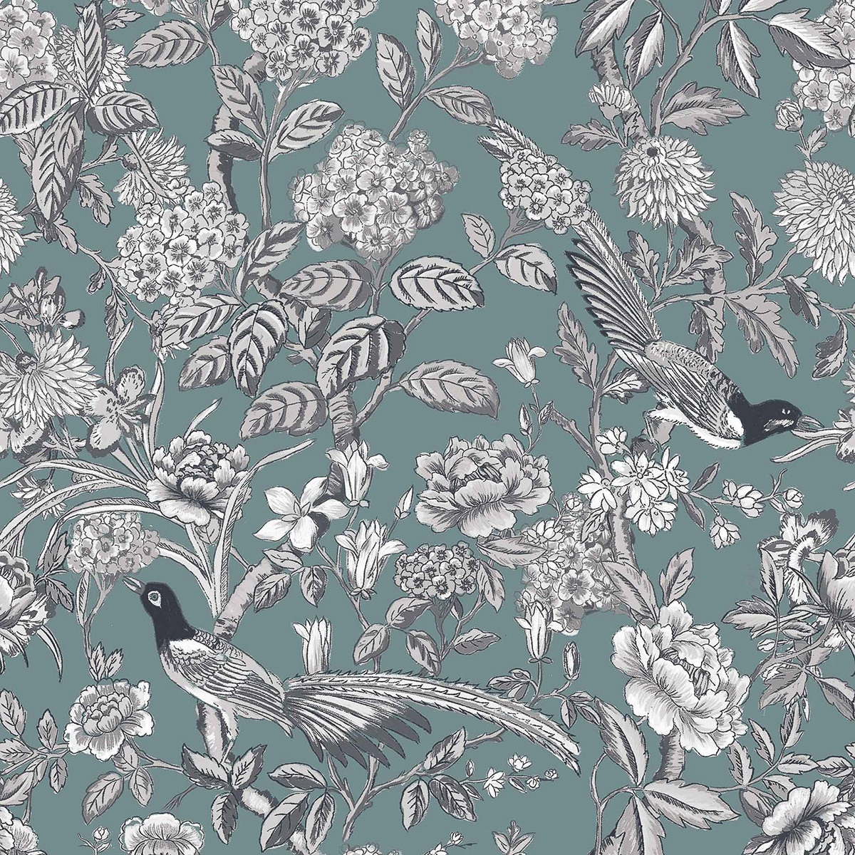 Papel pintado Mercedes Feria Coordonné - Celadón 0,5 x 10 m Celadón-1