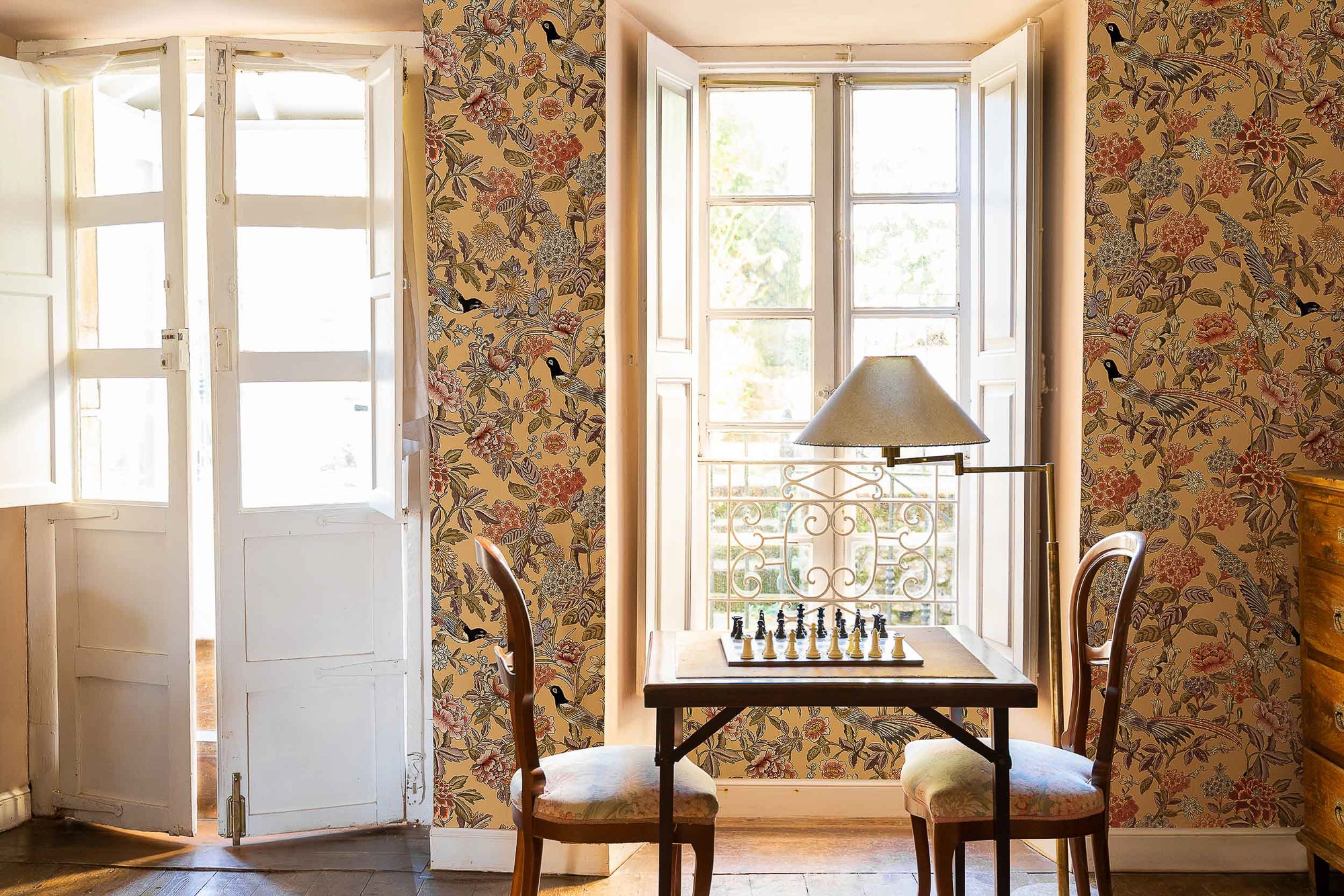 Papel Pintado Mercedes Feria Mostarda-2