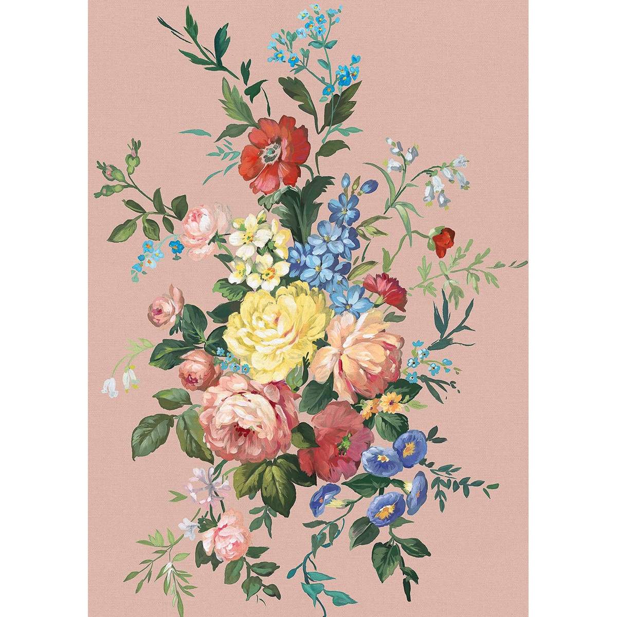 Papel pintado Carmen Feria Coordonné - Rosáceo 0,5 x 10 m Rosáceo-2