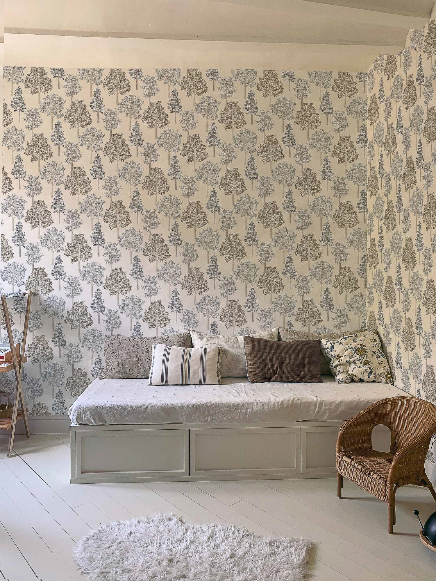 Papel Pintado Arvoredo Olivar Castanho-3