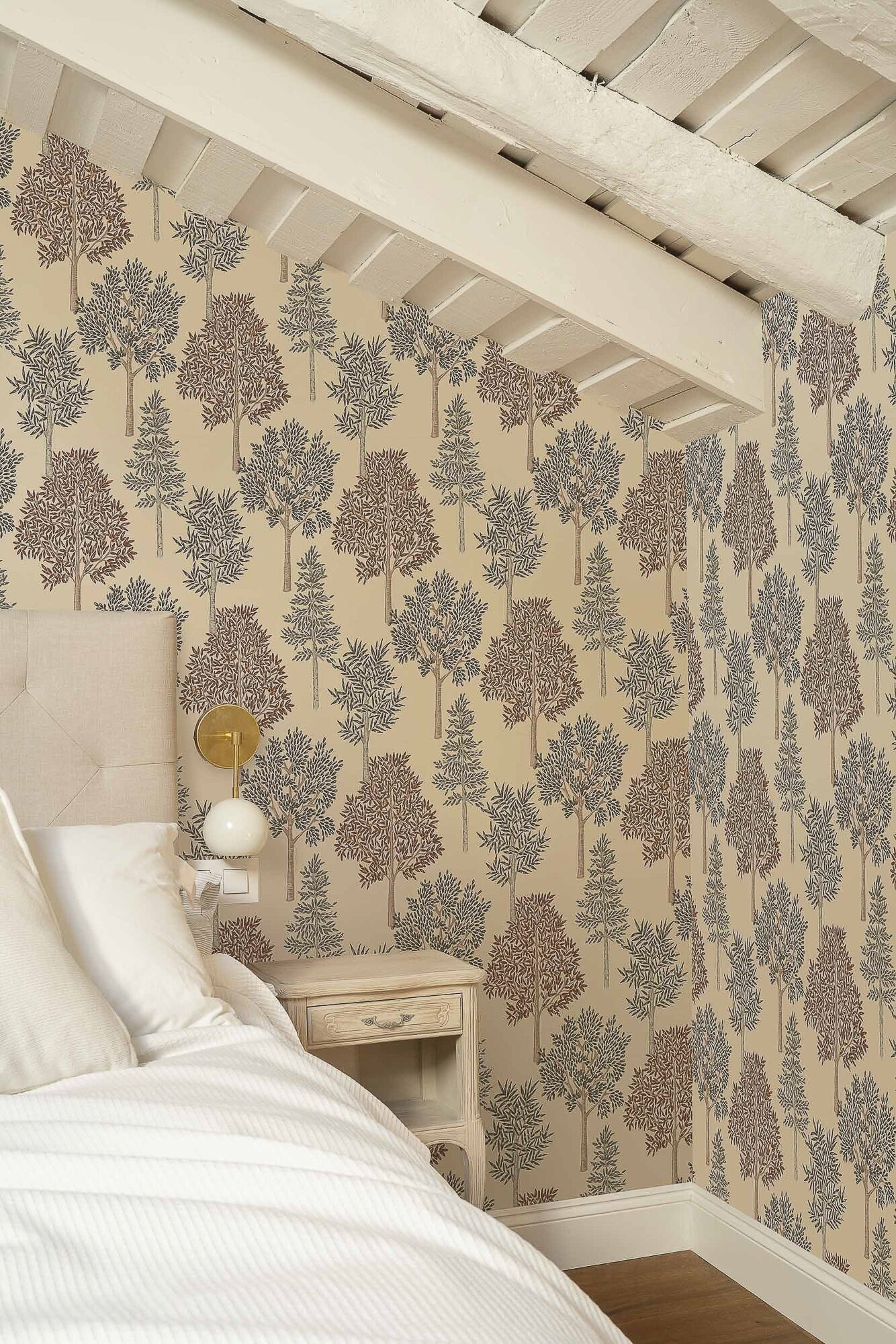 Papel pintado Arboleda Olivar Coordonné - Terracota 0,5 x 10 m Terracota-4