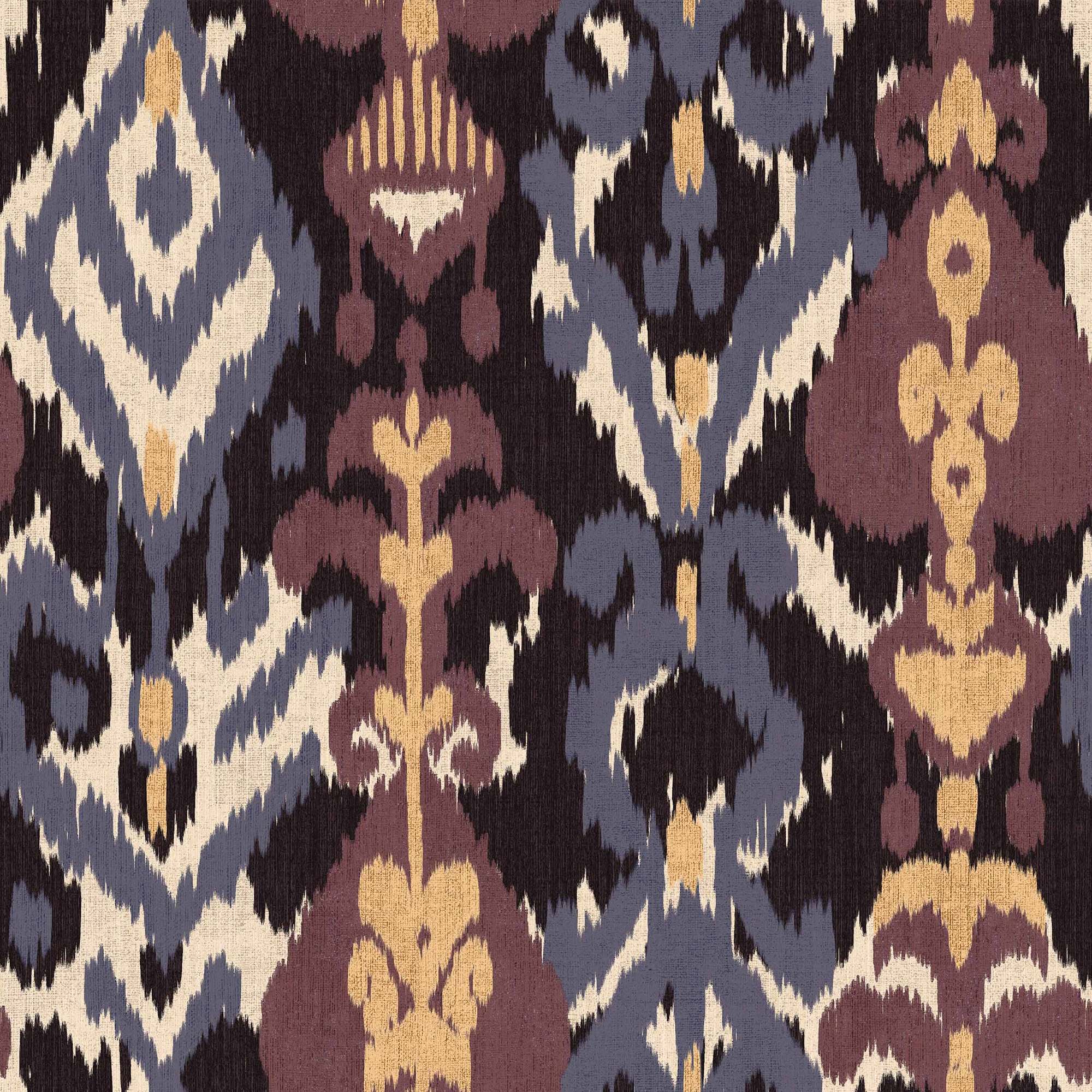 Imagen 1 de Papel pintado Uzbek Ikart Coordonné - Lila Lila