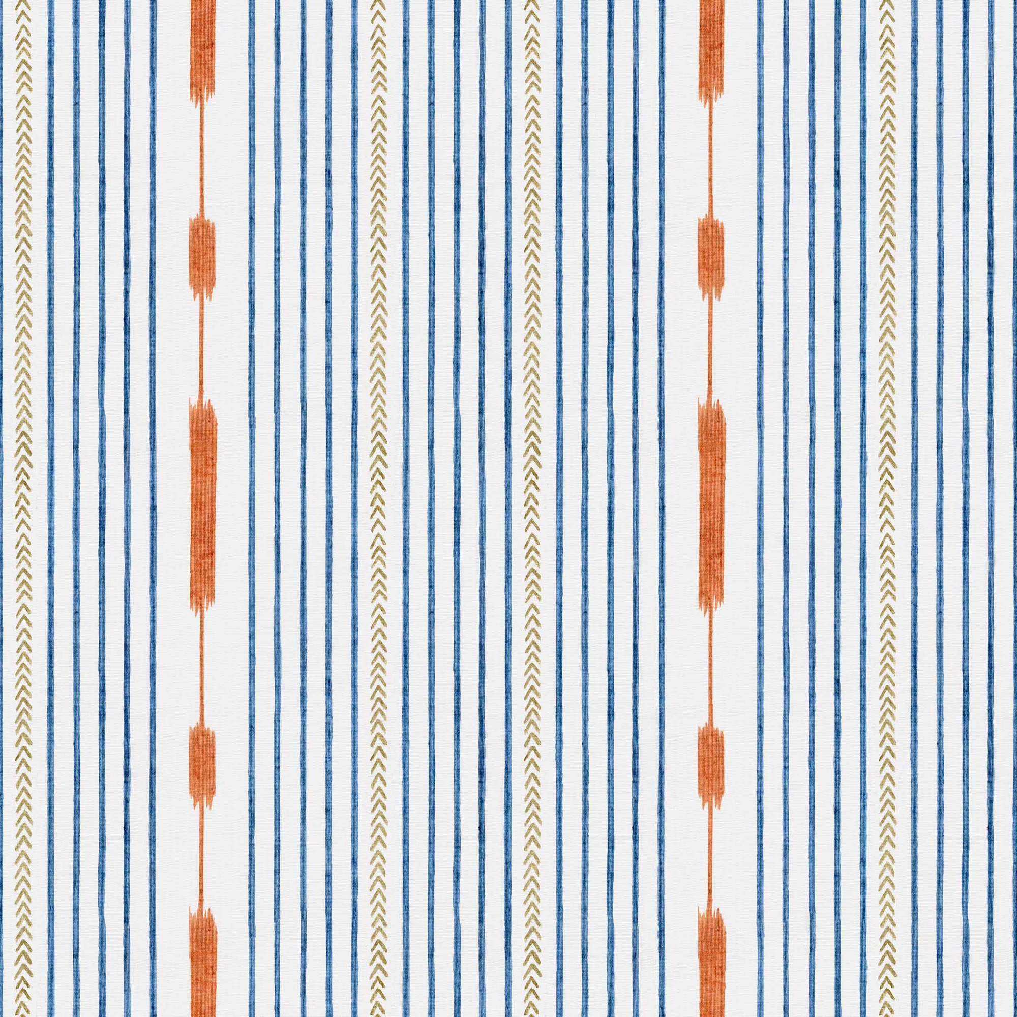Papel pintado Huipil Ikart Coordonné - Azul Azul-1