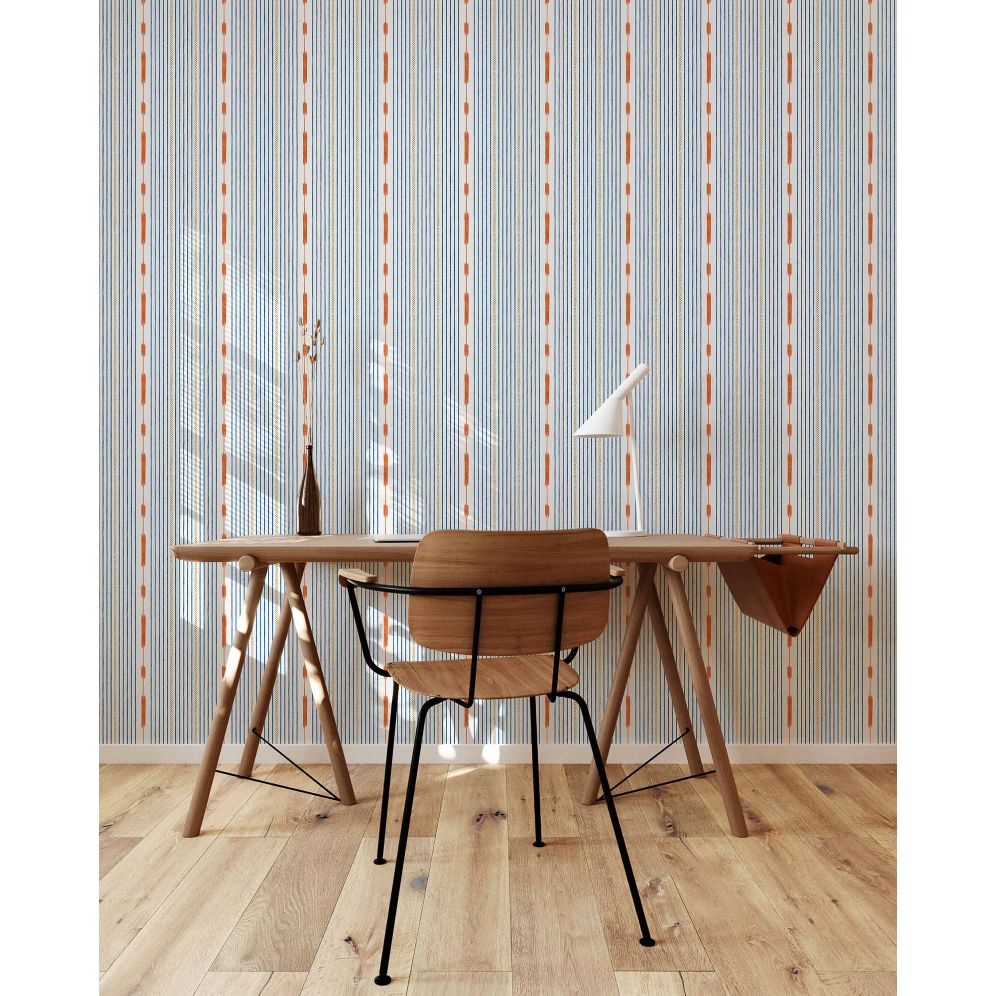 Papel pintado Huipil Ikart Coordonné - Azul Azul-2