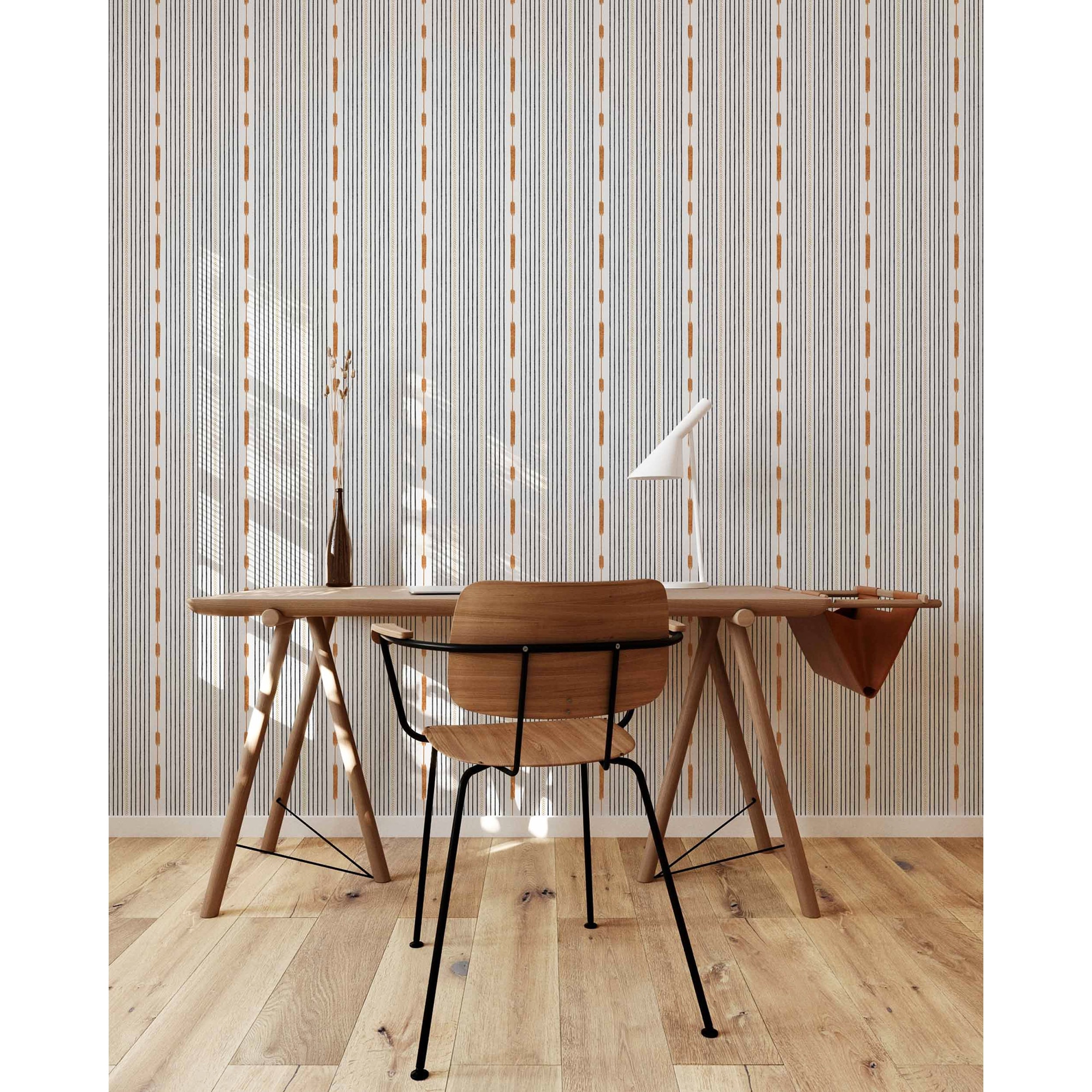 Papel pintado Huipil Ikart Coordonné - Negro Negro-2