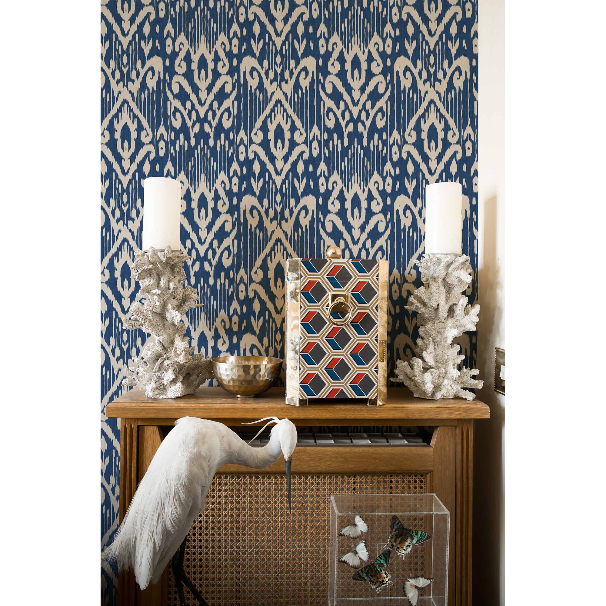 Papel pintado Padmasalis Ikart Coordonné - Azul Azul-2