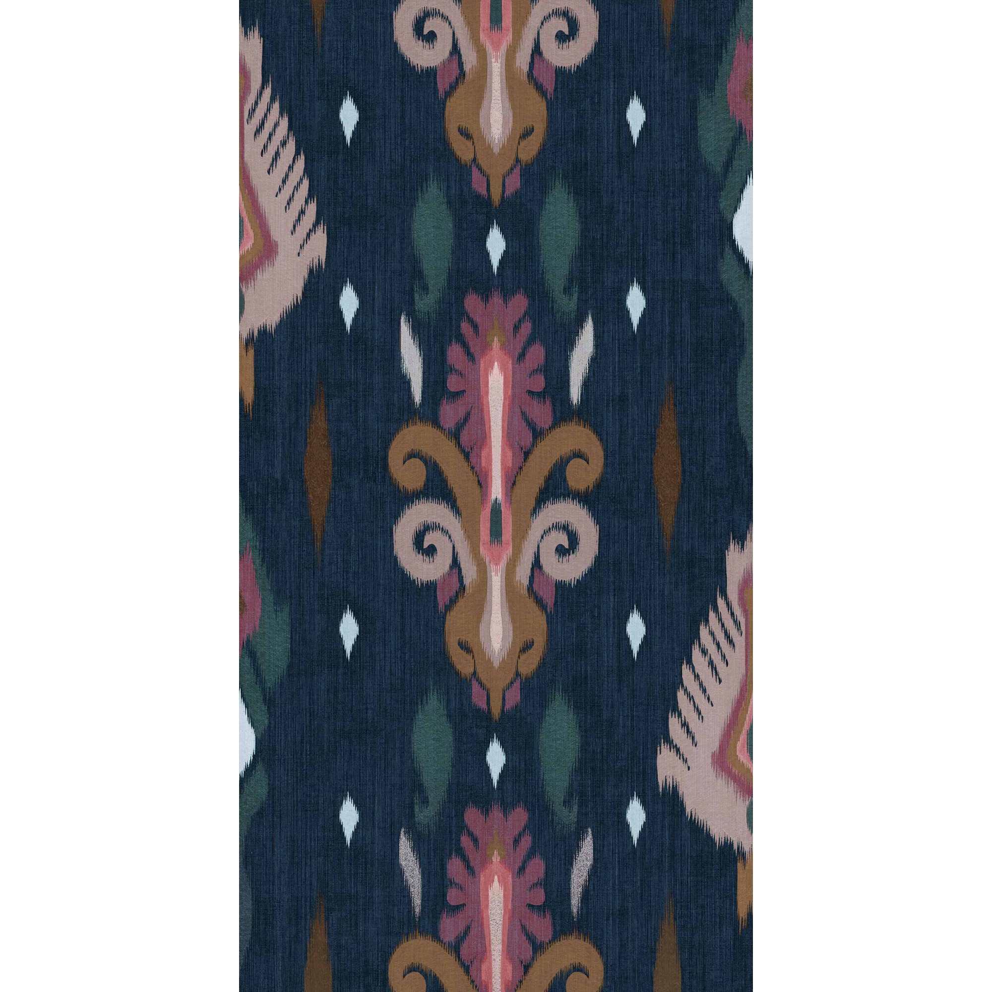 Imagen 2 de Papel pintado Sumba Ikart Coordonné - Navy Navy