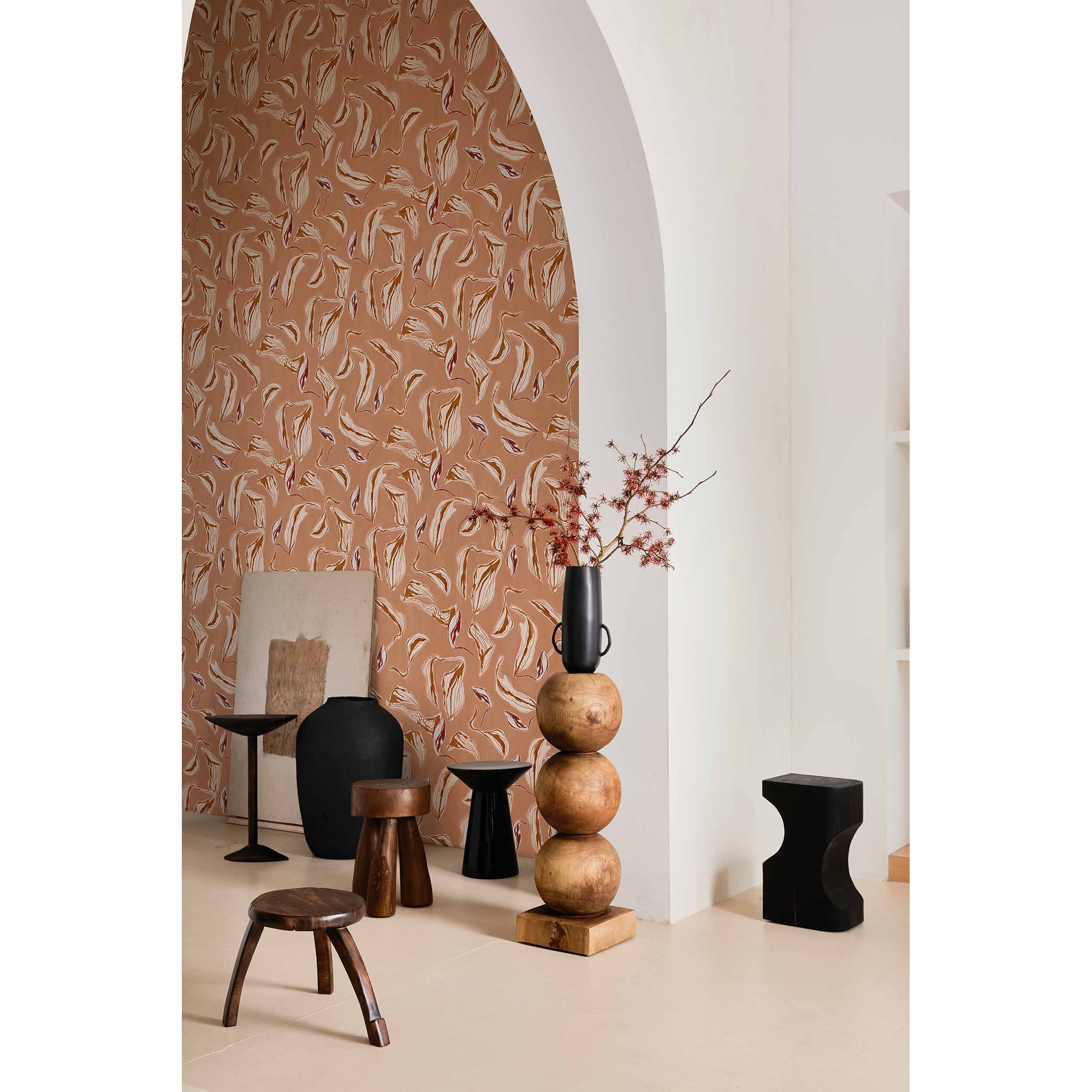 Papel Pintado TNT Moroccan Branches Rest Time Rosa-4