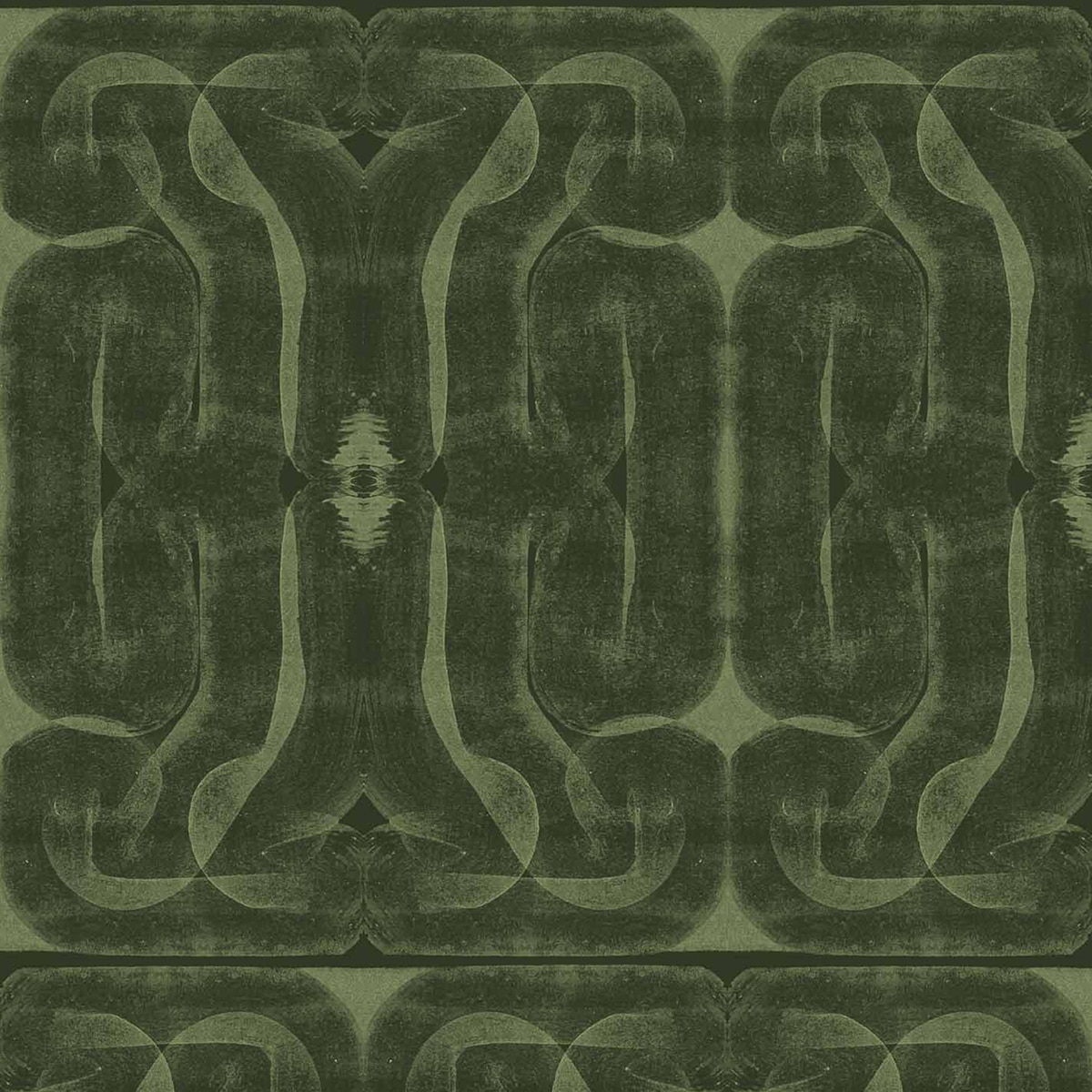 Papel pintado TNT Infinity Strokes Rest Time Coordonné - Verde Verde-1