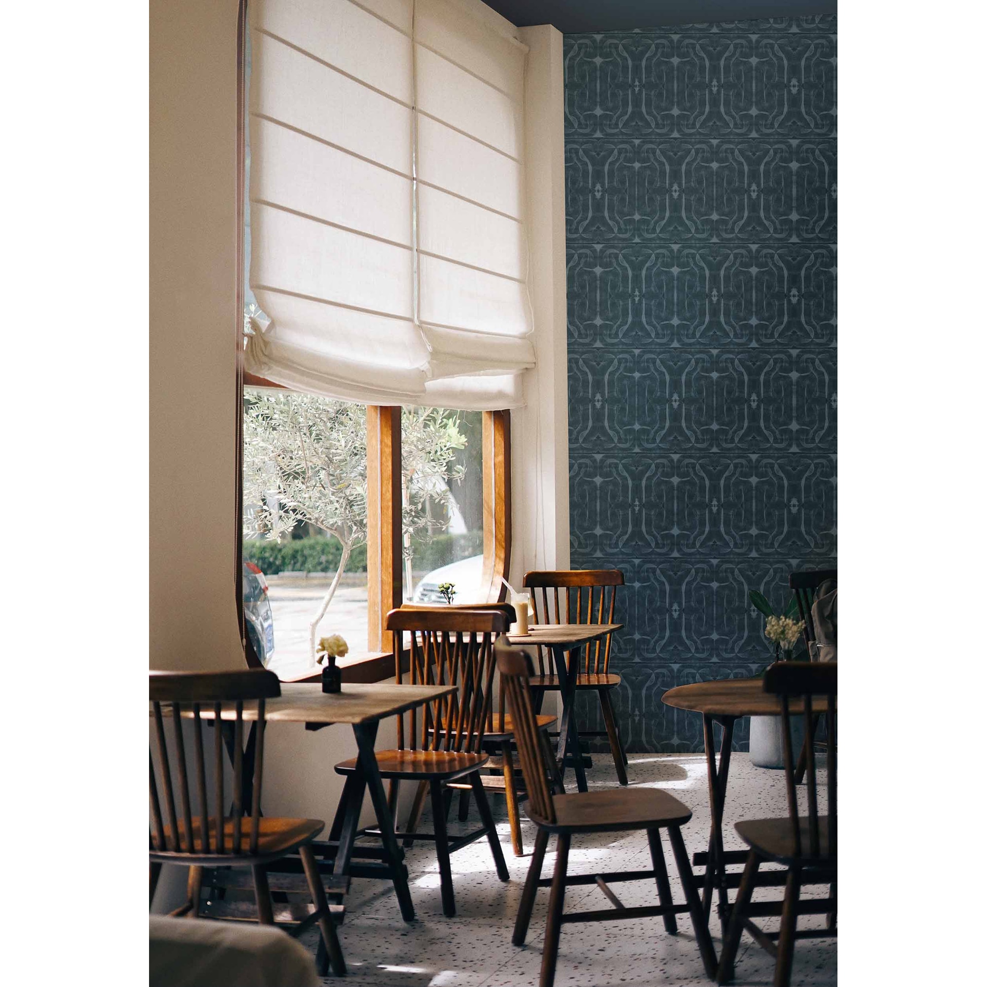 Papel pintado TNT Infinity Strokes Rest Time Coordonné - Cobalto Cobalto-2