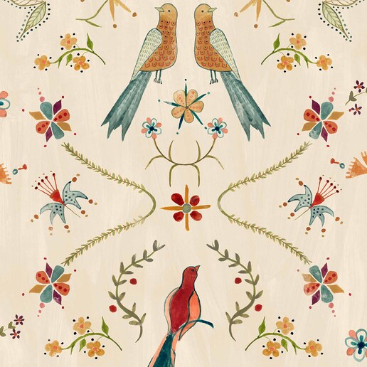 Papel pintado TNT Metaphoric Birds Rest Time Coordonné