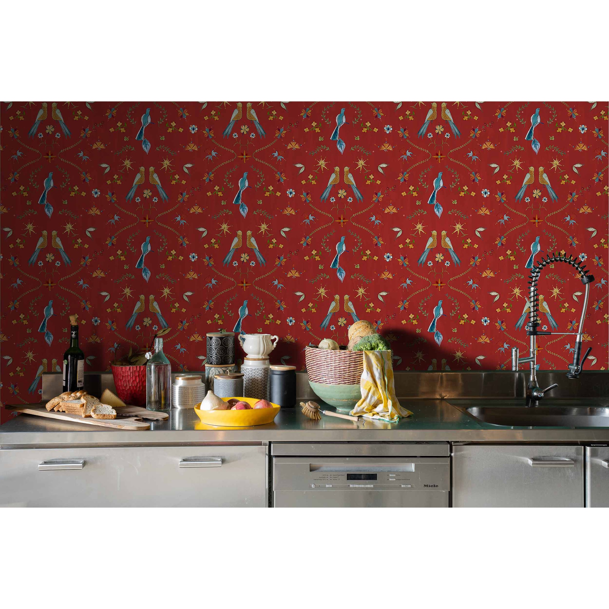 Pepel Pintado TNT Metaphoric Birds Rest Time Vermelho-3