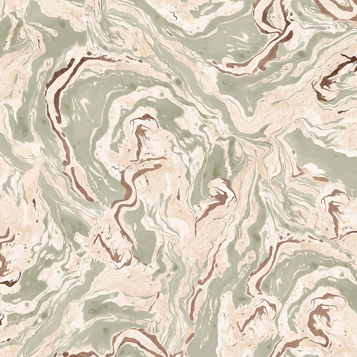 Papel Marmorea TNT da Coleção Pompei Verde-1