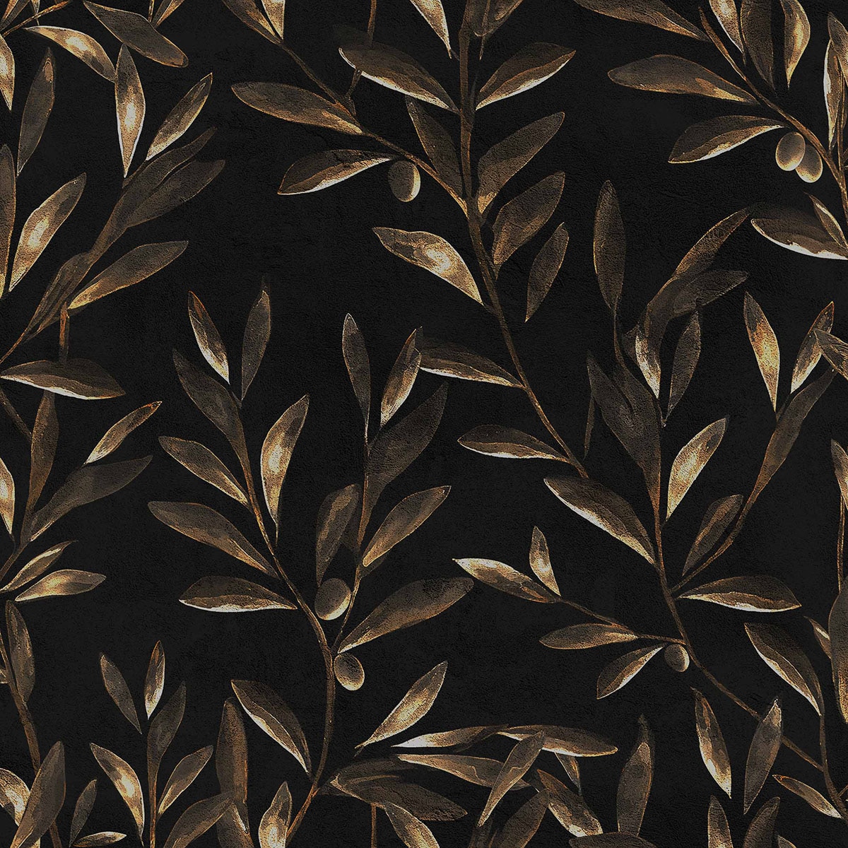 Papel Olivetum TNT de la colección Pompei Coordonné - Carbón Carbón-1