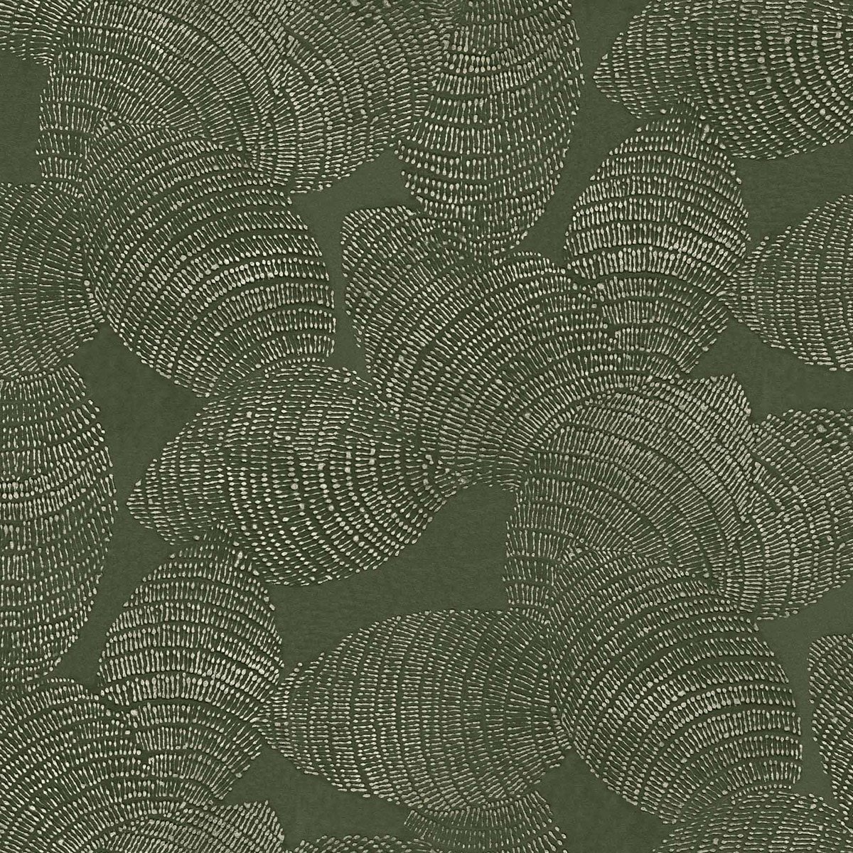 Papel de Parede Rif Relief da Coleção Berber Verde-escuro-1