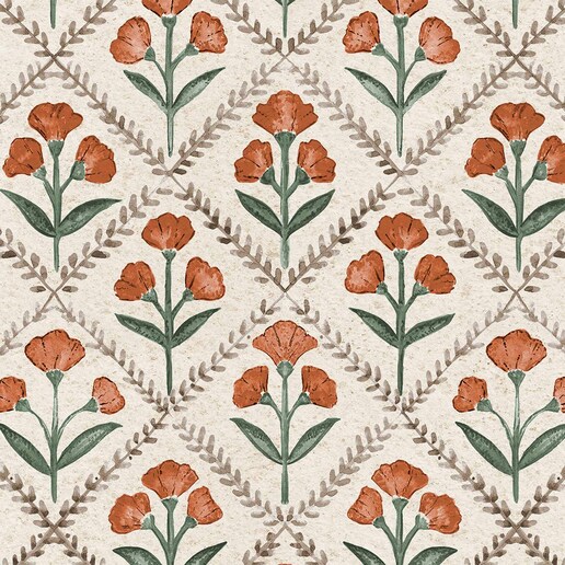 Papel pintado TNT Poppy de la colección Victorian Coordonné