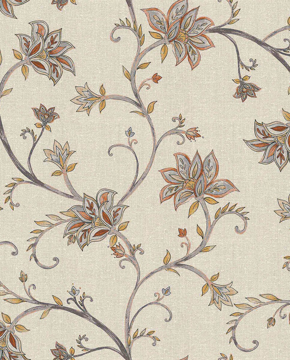 Papel pintado TNT Lily de la colección Victorian Coordonné - Curry Curry-1