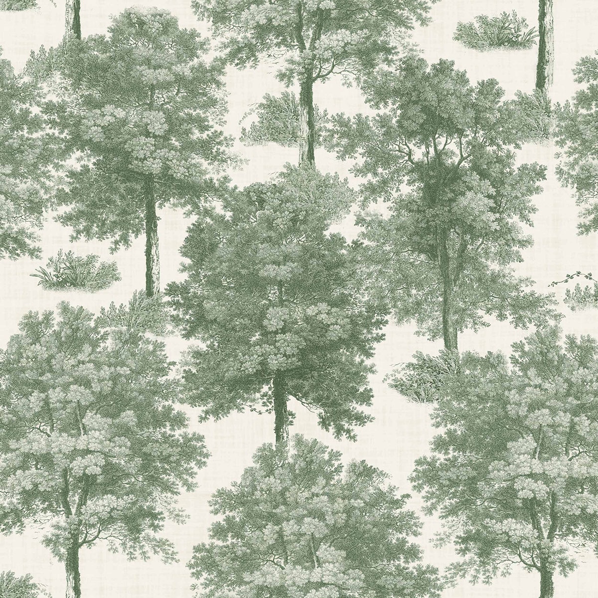 Papel pintado TNT Chesnut Tree de la colección Victorian Coordonné - Verde Verde-1